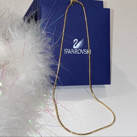 Gold Swarovski Necklace chain